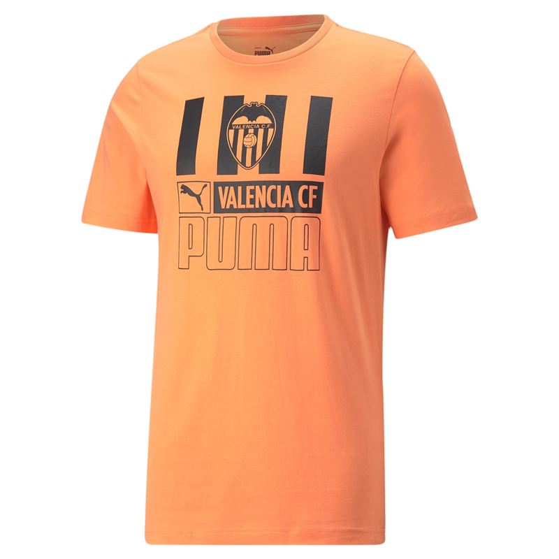 ᐈ Camiseta de Puma Valencia Hombre Orange – Sport©