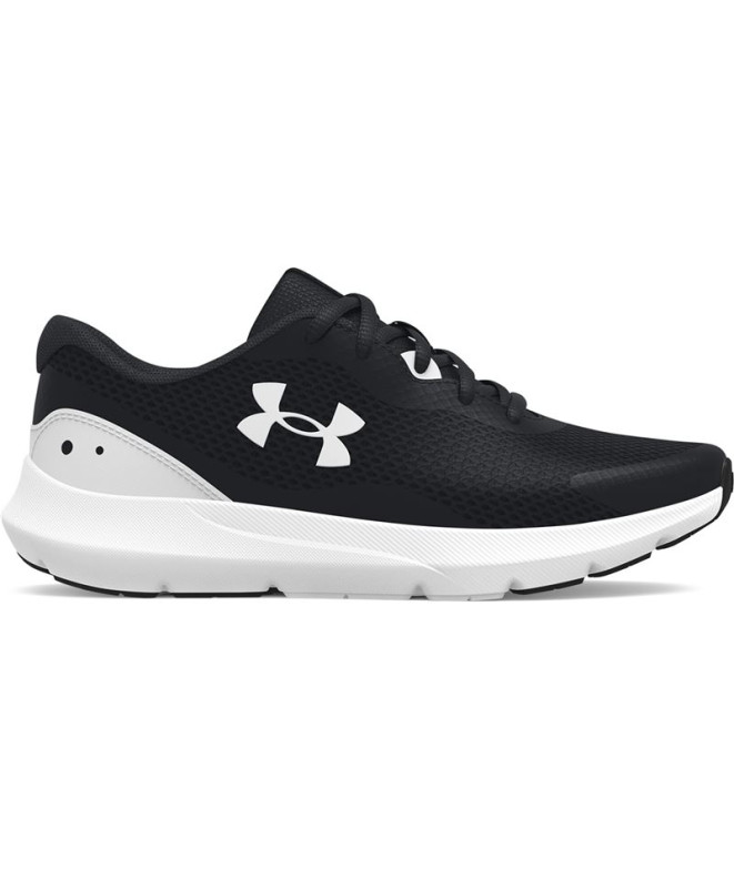 Chaussures Under Armour BGS Surge 3 Kids Noir