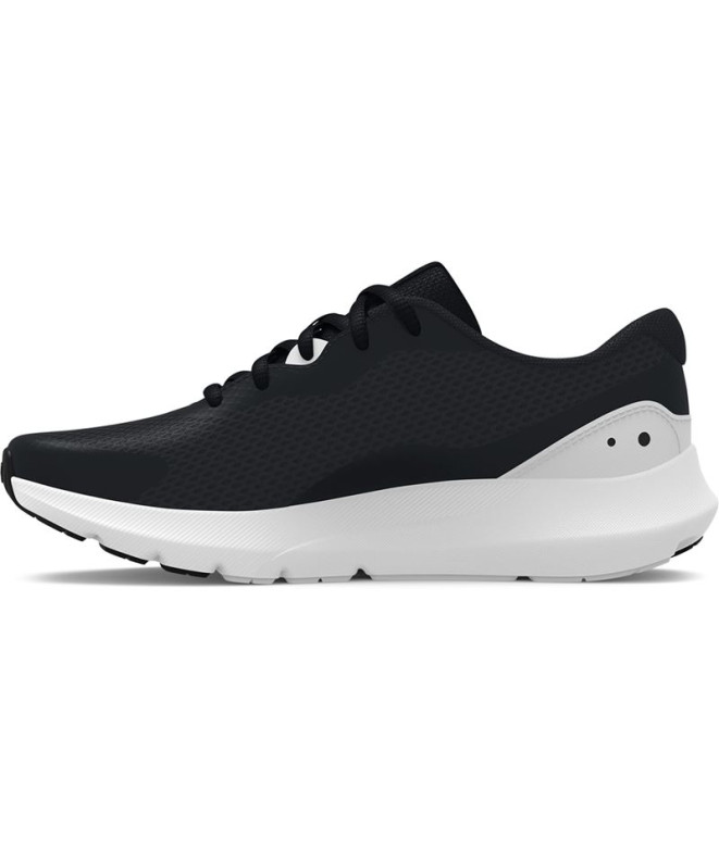 Chaussures Under Armour BGS Surge 3 Enfants Noir