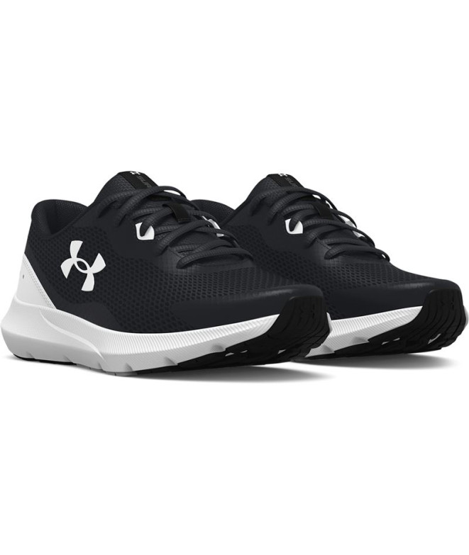 Chaussures Under Armour BGS Surge 3 Enfants Noir