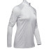 Camiseta Under Armour Tech 1/2 Zip Twist Mulher Cinza