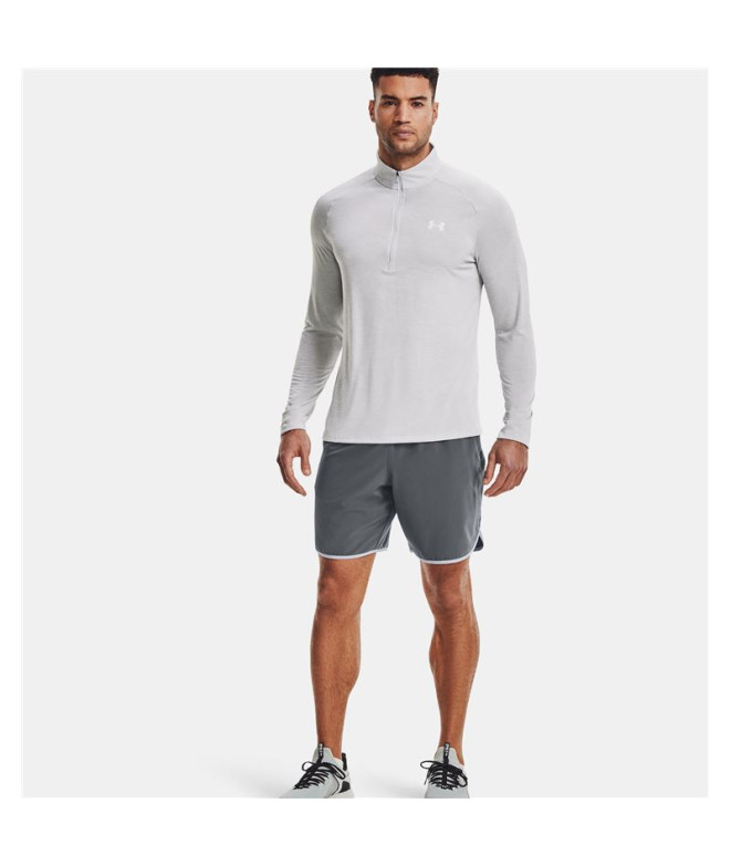 T-shirt Under Armour Homme Tech 2.0 1/2 Zip Blanc
