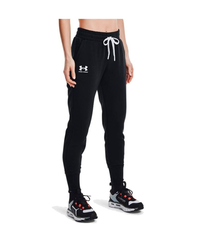 Calça Under Armour Mulher Rival Fleece Preto