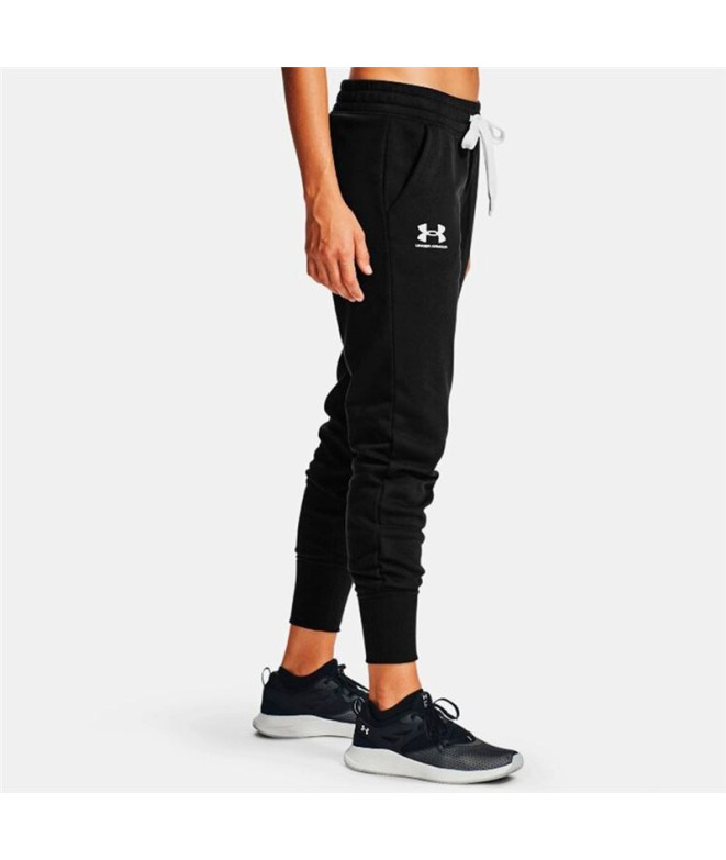 Calça Under Armour Mulher Rival Fleece Preto