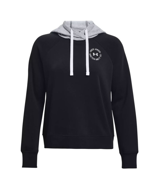 Sweatshirt Under Armour Rival Fleece CB Hoodie Preto