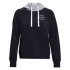 Sudadera Under Armour Rival Fleece CB Hoodie Negro
