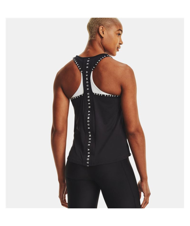 T-shirt Under Armour Femme Knockout Noir