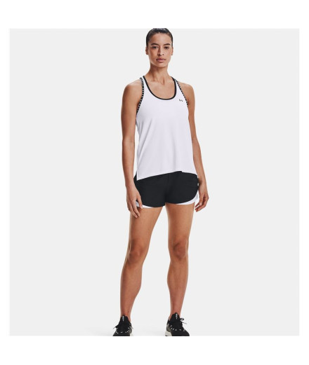 T-shirt Under Armour Femme Blanc choc 2