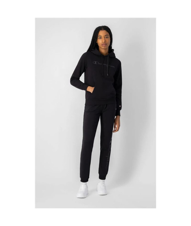 Sudadera Champion Hooded Mujer Black