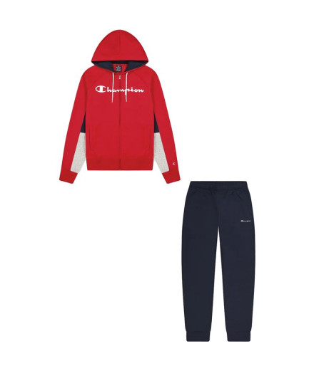 Tracksuit Champion Hooded Full Zip Men's Red