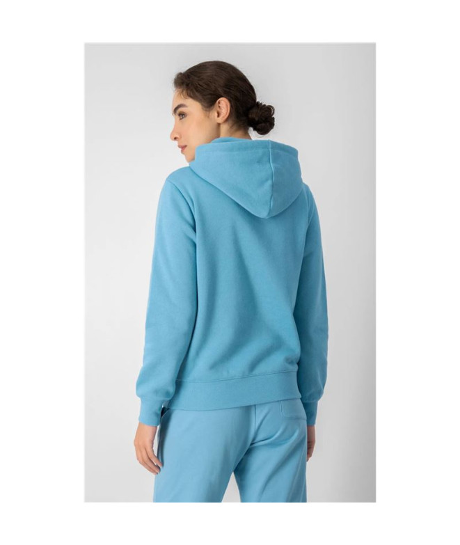 Sweatshirt Champion Hooded Woman Bleu