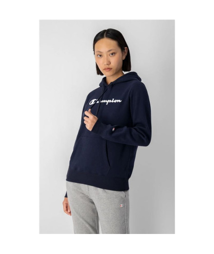 Sweatshirt Champion - Cinza - Sweatshirt Capuz Mulher