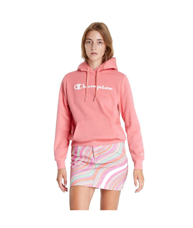 Sweatshirt Champion Hooded Woman Pink