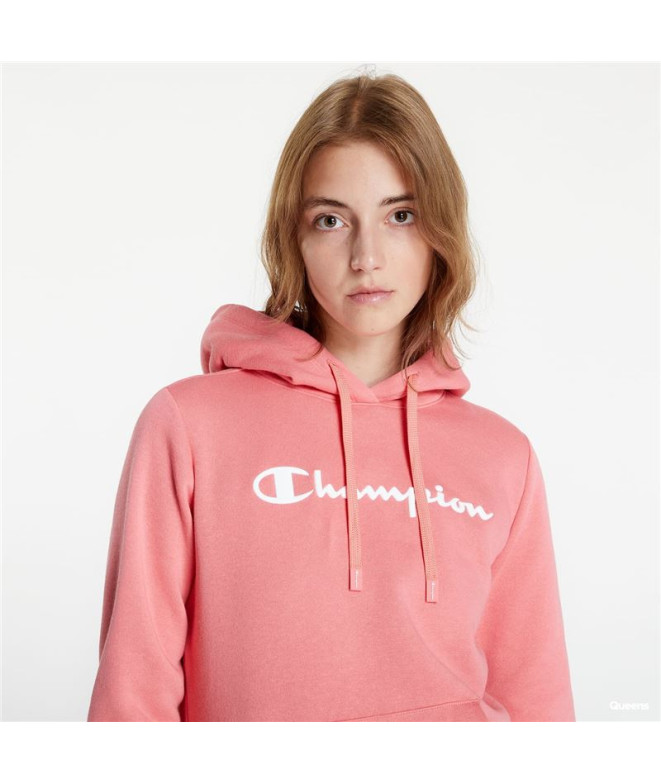 Sweatshirt Champion Hooded Woman Pink