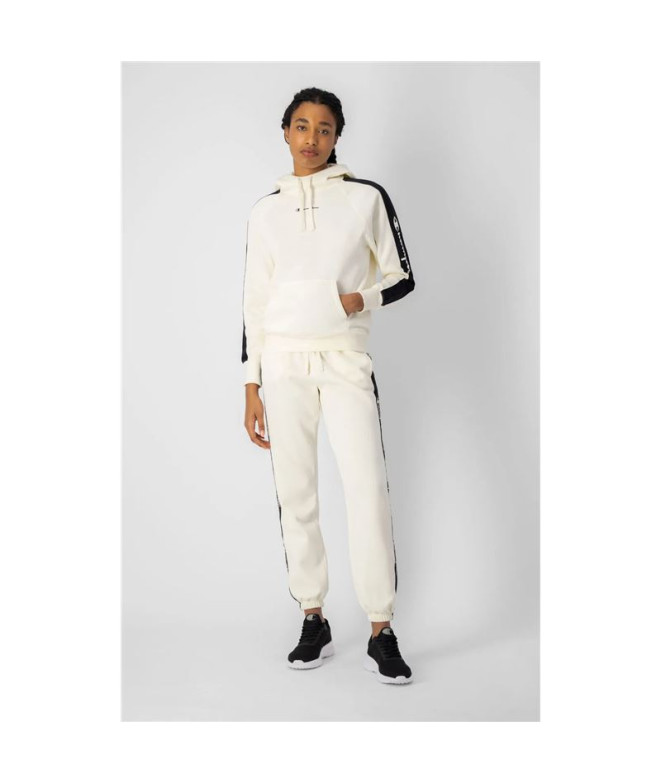 Sudadera Champion Oversize Hooded Mujer White
