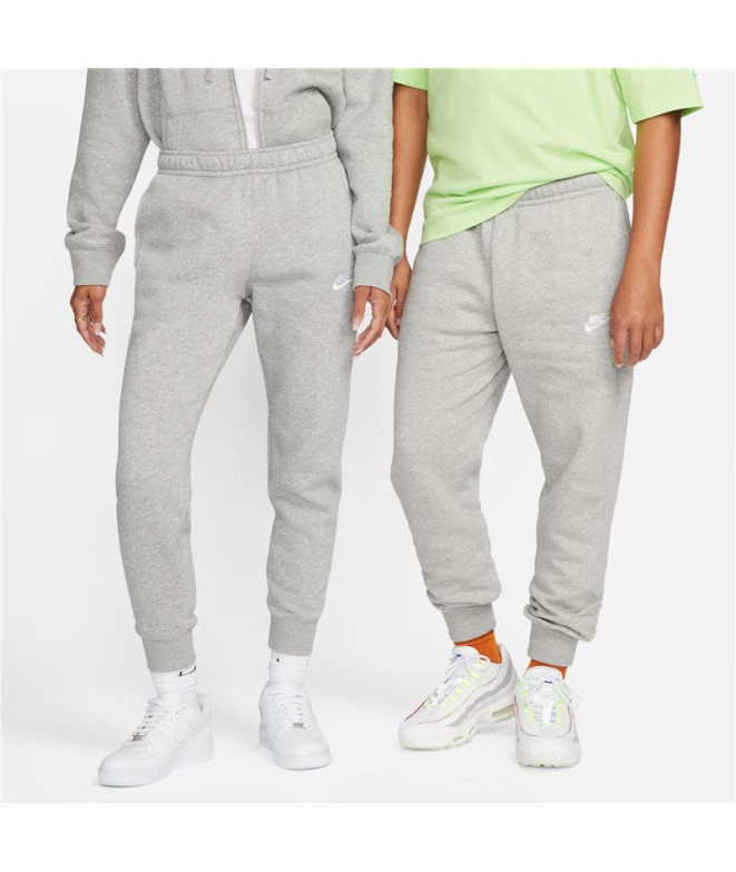 Calça Nike Homem Sportswear Club Fleece Cinzento