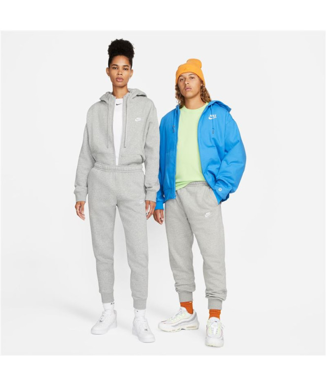 Calça Nike Homem Sportswear Club Fleece Cinzento