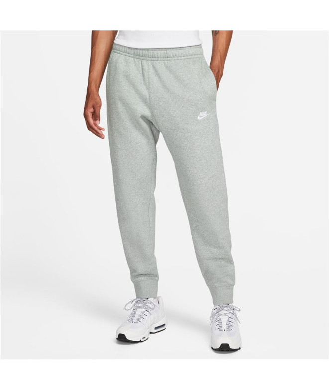 Calça Nike Homem Sportswear Club Fleece Cinzento