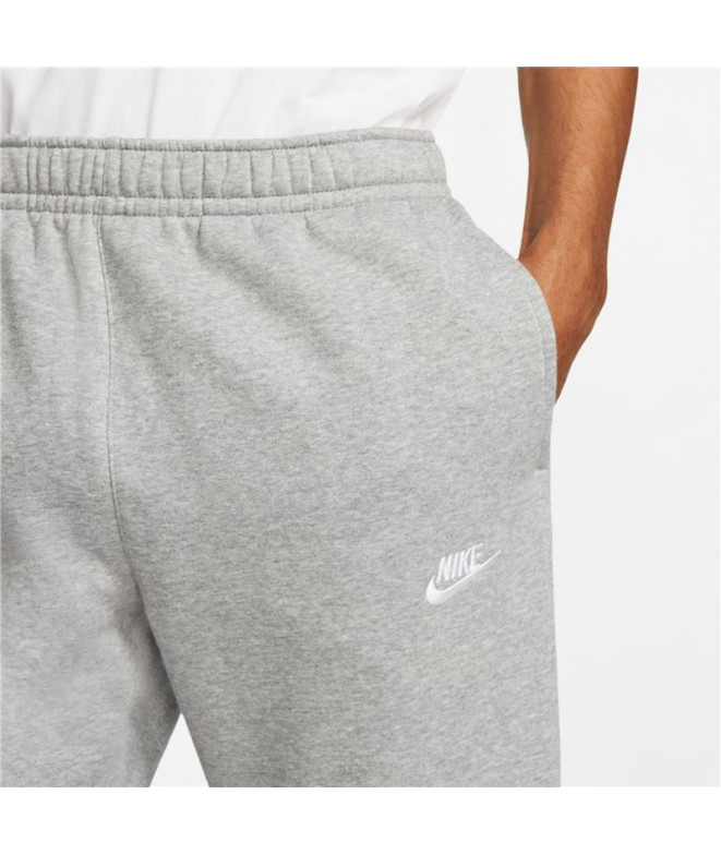 Calça Nike Homem Sportswear Club Fleece Cinzento