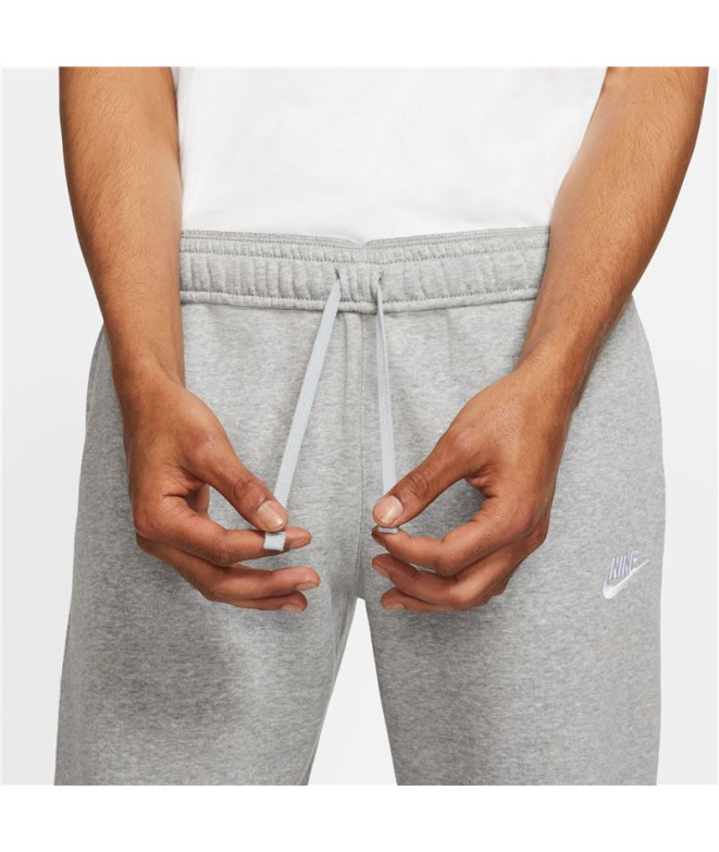 Calça Nike Homem Sportswear Club Fleece Cinzento