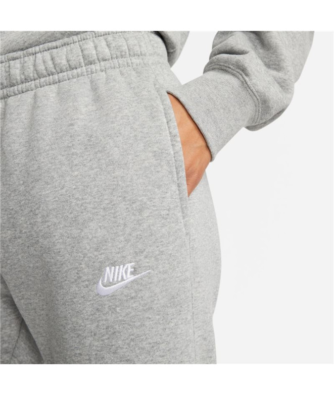 Calça Nike Homem Sportswear Club Fleece Cinzento