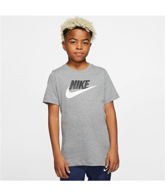 Camiseta Nike Infantil Roupa de desporto Cinzento