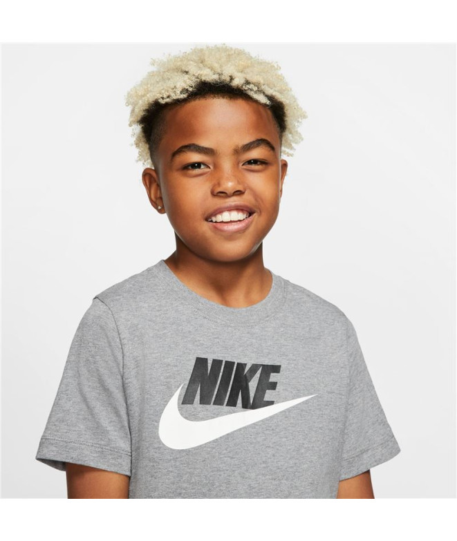 Camiseta Nike Infantil Roupa de desporto Cinzento