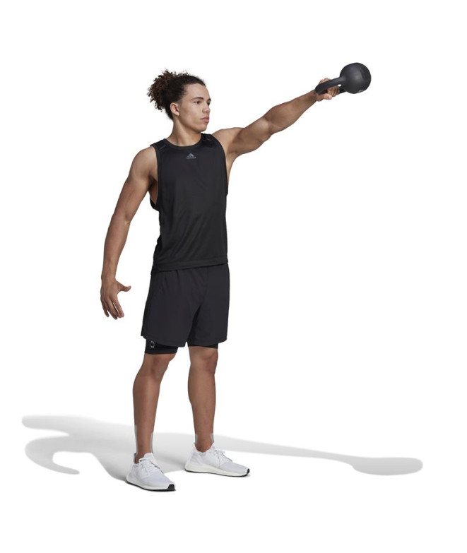 T-Shirt sem mangas adidas HIIT Spin Training...