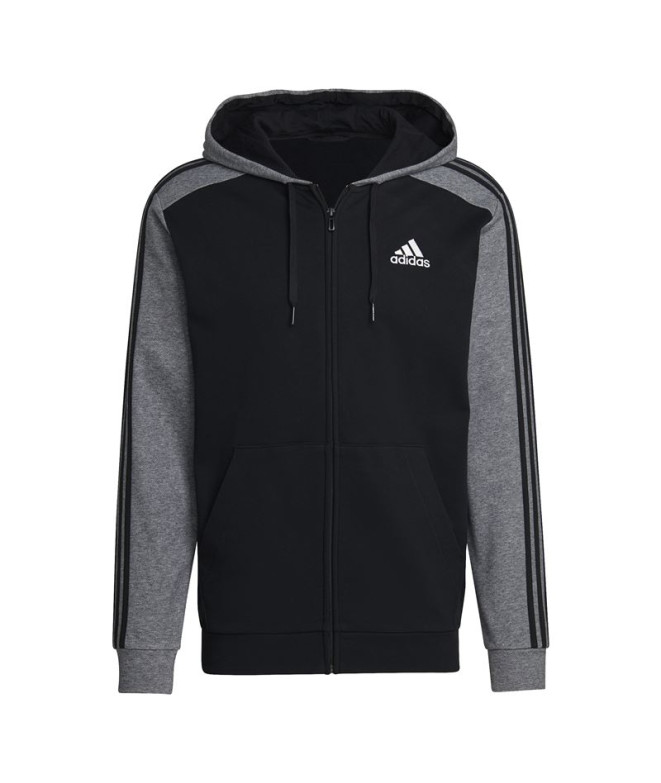 Casaco adidas Mélange French Terry Man Preto