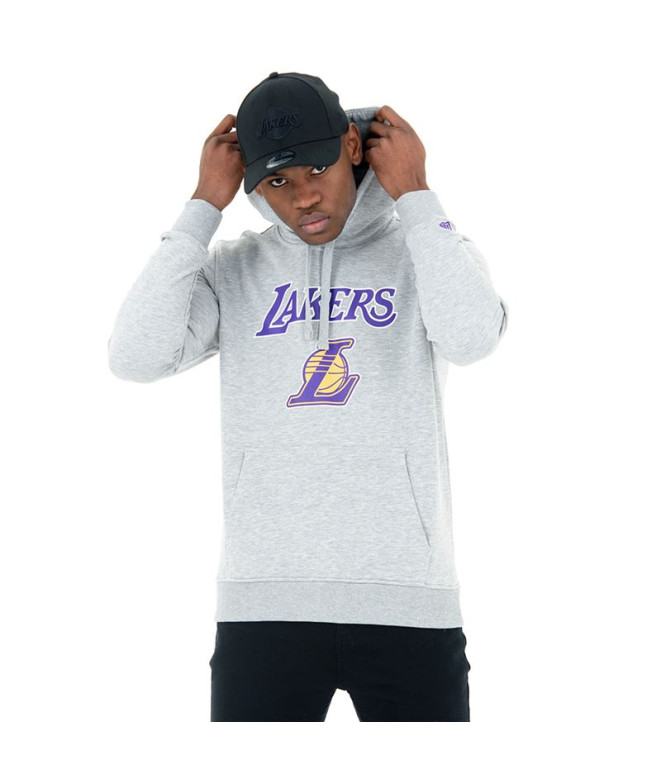 Sudadera New Era LA Lakers Gray