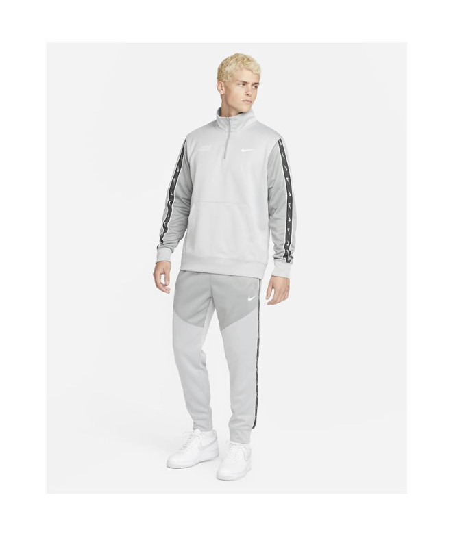 Moletom Nike Homem Repetição desportiva Cinzento