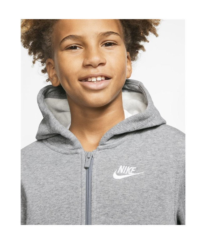 Casaco Nike Menino Sportswear Club Cinzento