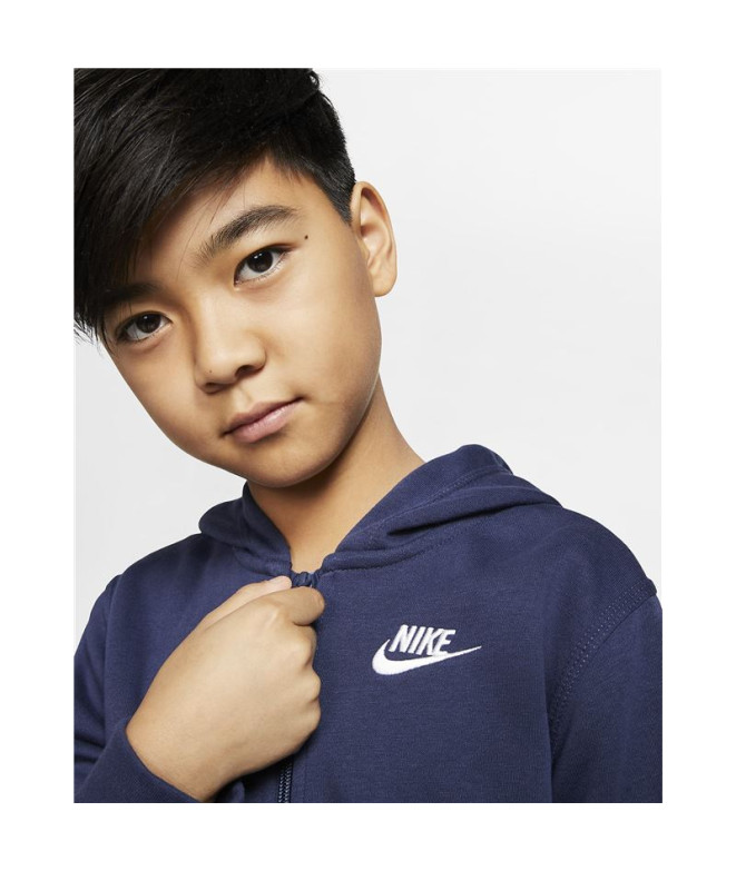 Veste Nike Enfant Sportswear Club Bleu