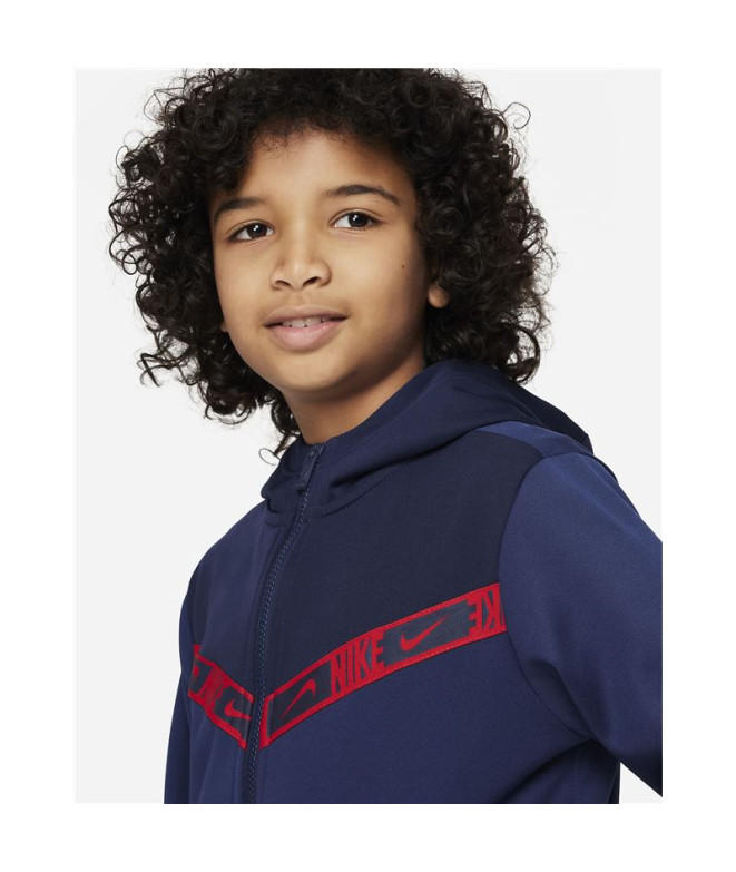 Casaco Nike Menino Azul desportivo