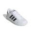 Sapatilhas adidas Grand Court Lifestyle Tennis Lace-Up Infantil Ftwbla
