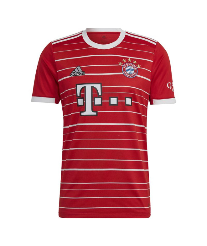 T-Shirt adidas FC Bayern 22/23 Homem Vermelho