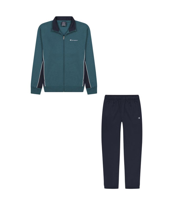 Tracksuit Champion Full Zip Man Green