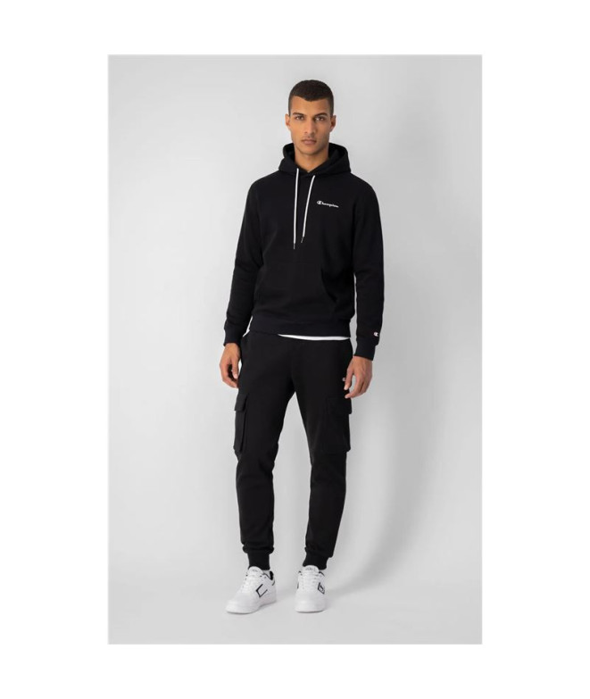 Pantalones Champion Rib Cuff Cargo Hombre Black