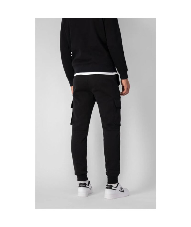 Pantalones Champion Rib Cuff Cargo Hombre Black