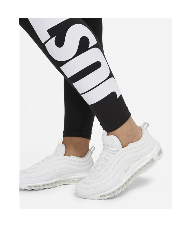 Pantalons Nike Femme Sportswear Essential Noir