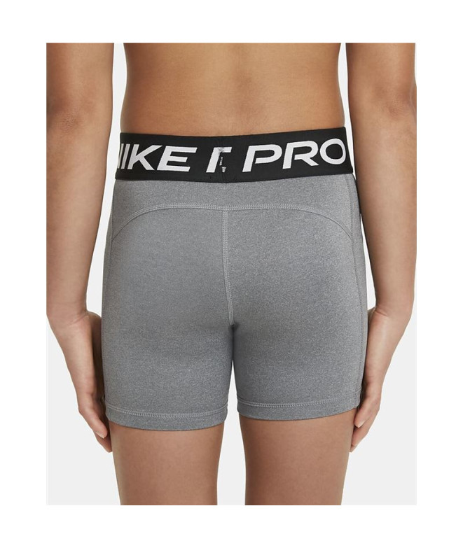 Pantalons Nike Pro Fille Gris