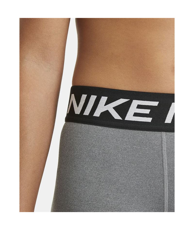 Pantalons Nike Pro Fille Gris