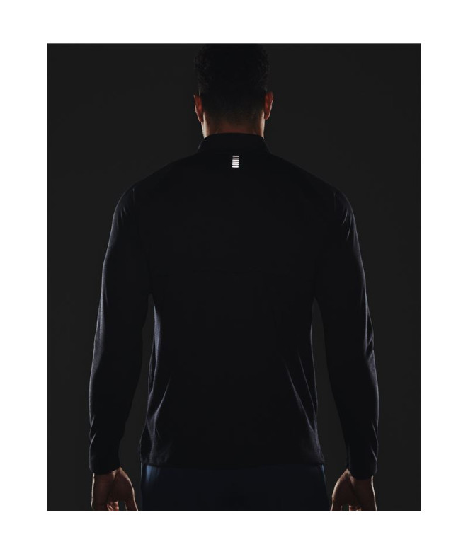 T-Shirt Running Under Armour STR Zip Man Blk