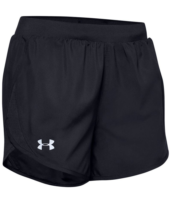 Calções Under Armour Fly-By 2.0 BK para mulher