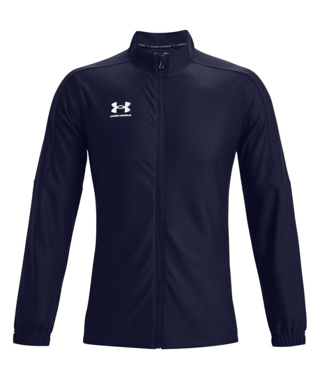 Casaco de futebol Under Armour Ch Homens Azul