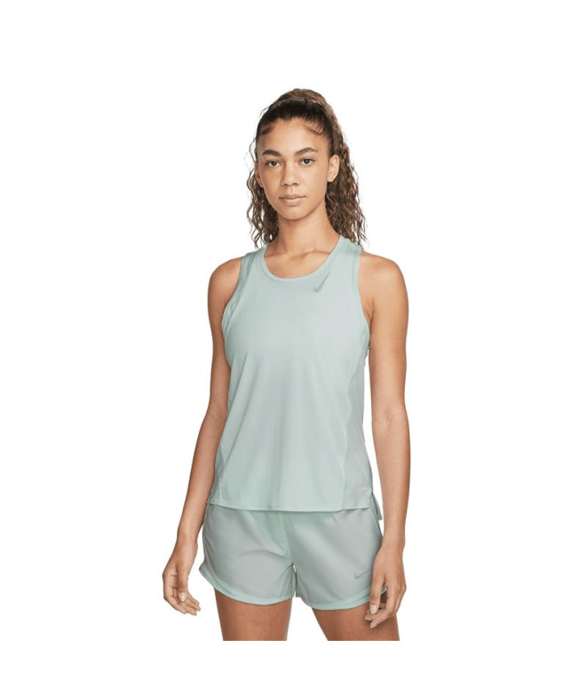 Top Running Nike Dri-FIT Race Verde para mulher