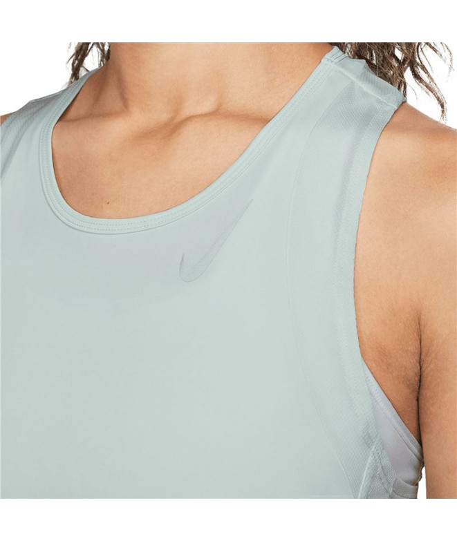 T-shirt running Nike Femme de Dri-FIT Race Green