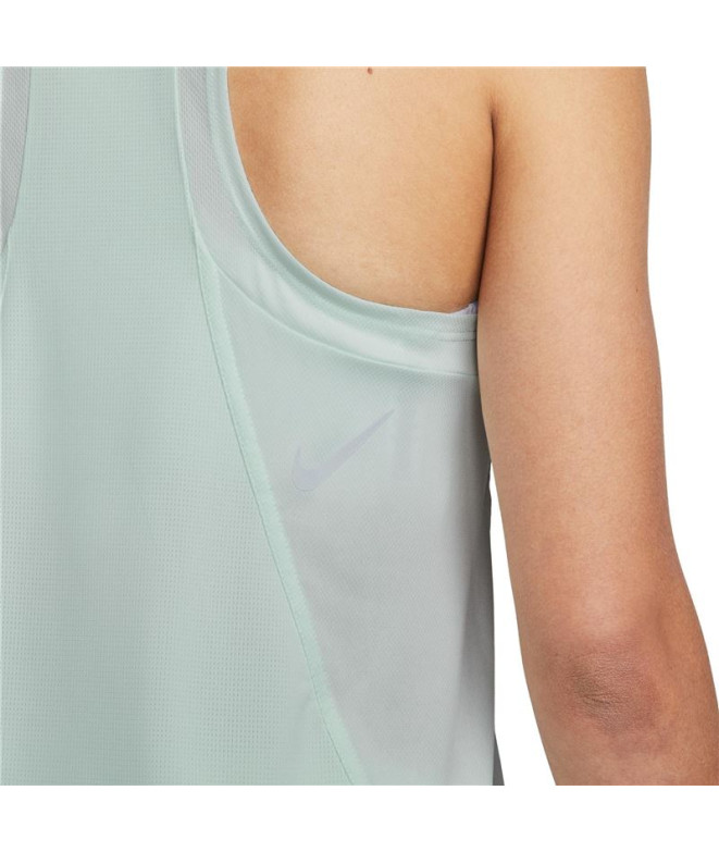 T-shirt running Nike Femme de Dri-FIT Race Green