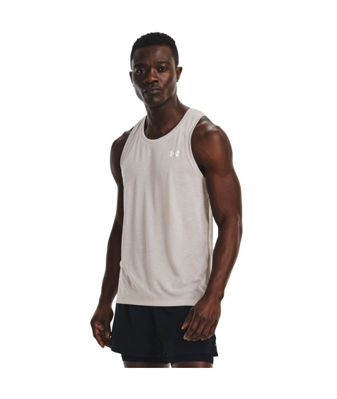 T-shirt Running Under Armour STREAKER Man Gry