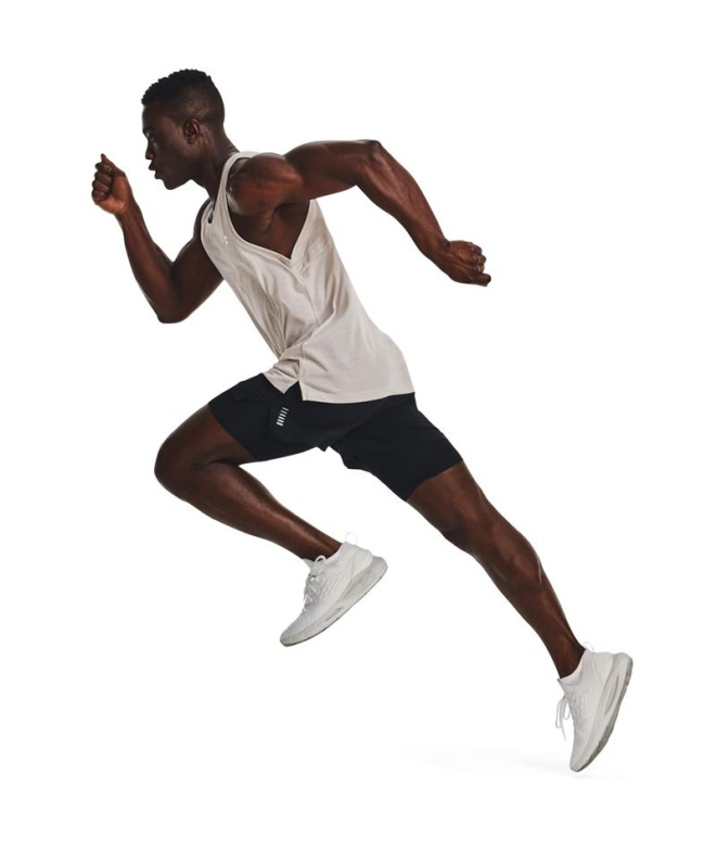 T-shirt Running Under Armour STREAKER Man Gry